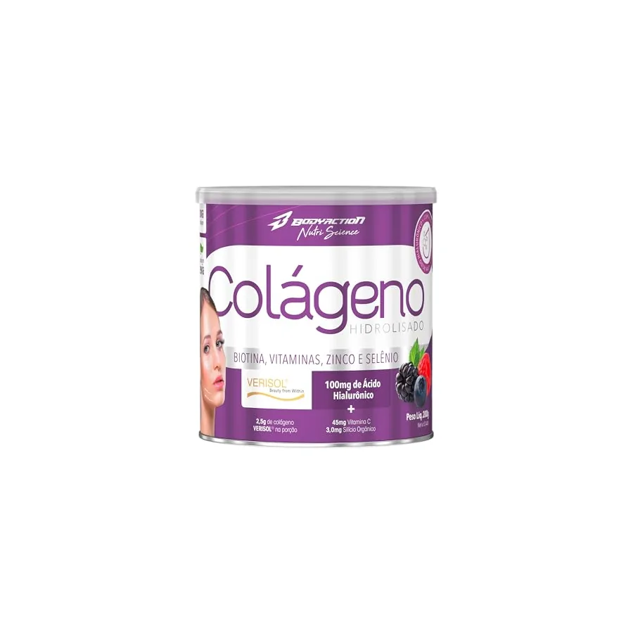 Colágeno Bodyaction - rótulo frontal
