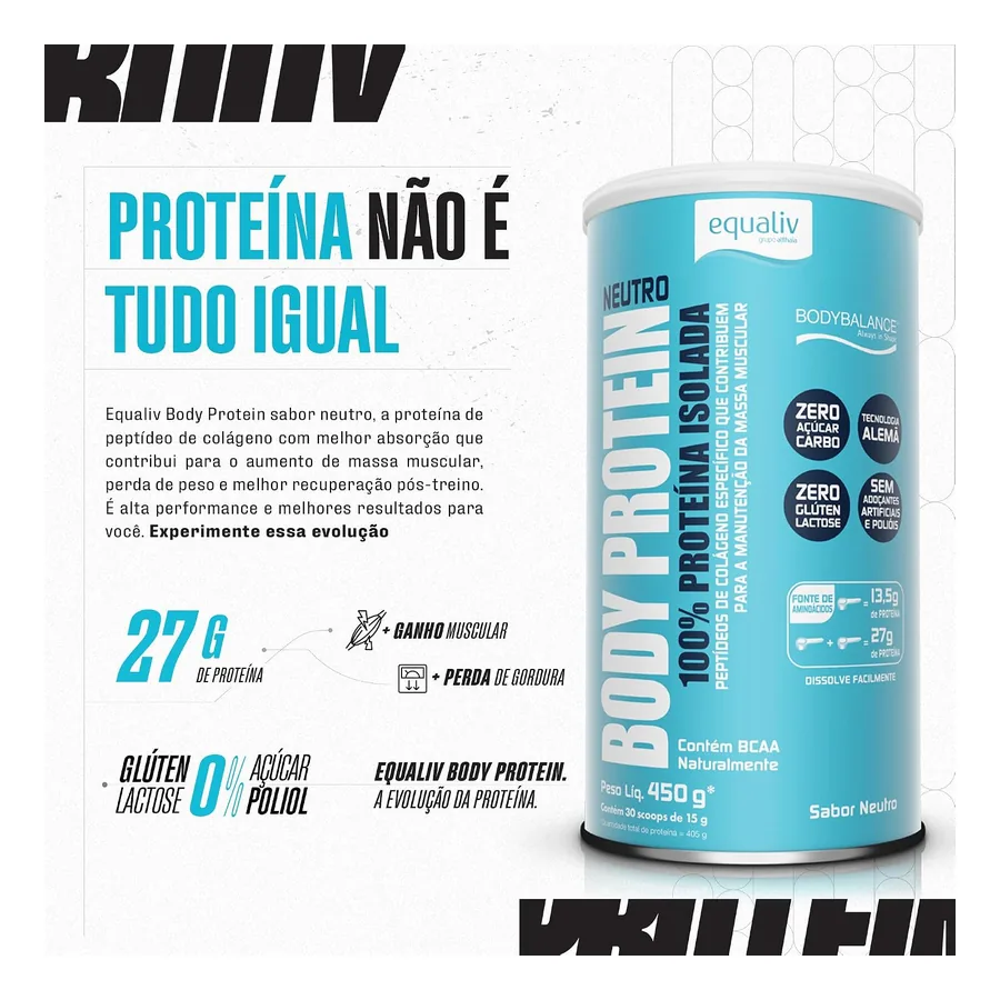 Equaliv Body Protein - conteúdo