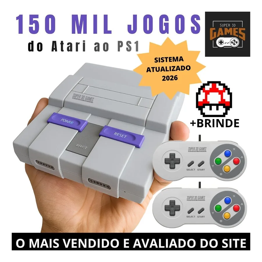 Imagem do Mini Console Retro Super 3D Games