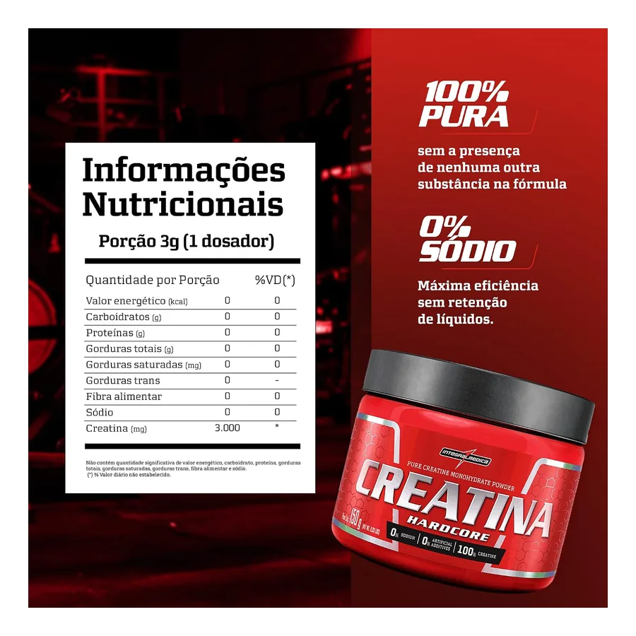 Creatina Integralmedica HardCore, imagem 4