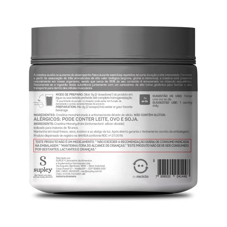Creatina Max Titanium, imagem 4