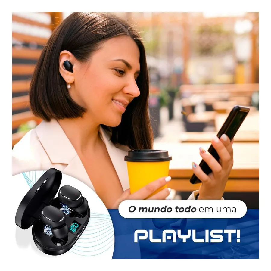 Fone Bluetooth Premium, imagem 4
