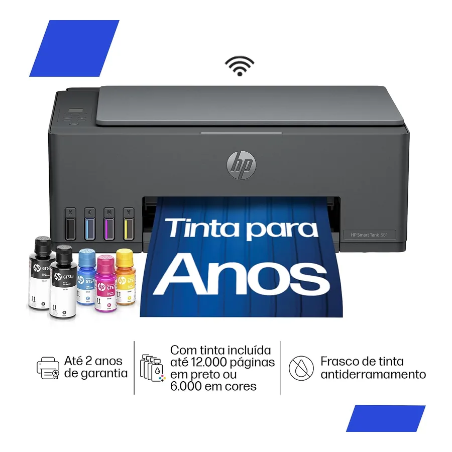 Impressora HP Smart Tank 581, imagem 3