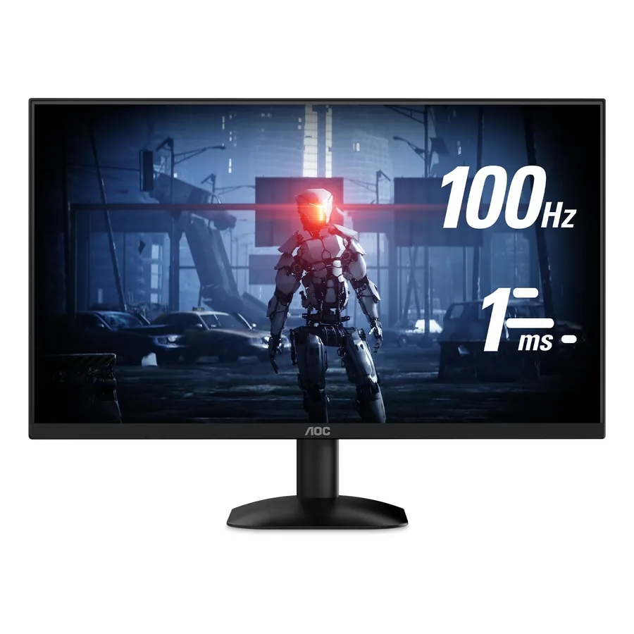 Monitor AOC Gamer 24B35HM2 de 24 polegadas, vista frontal
