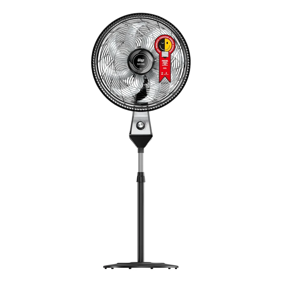 Ventilador de Coluna WAP FLOW TURBO preto e cinza