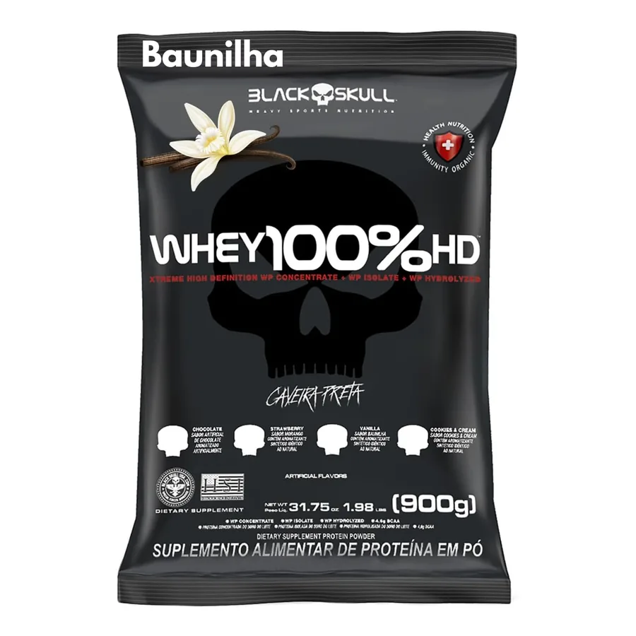 Refil Whey Black Skull 900g