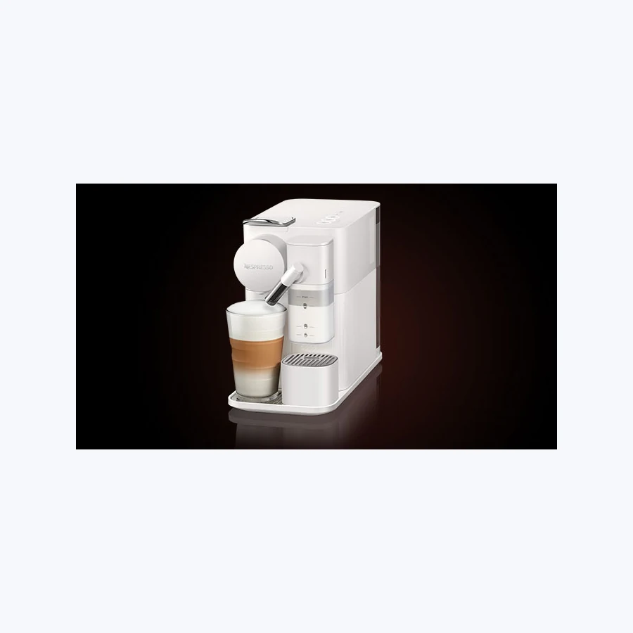 Nespresso Lattissima One branca em fundo claro