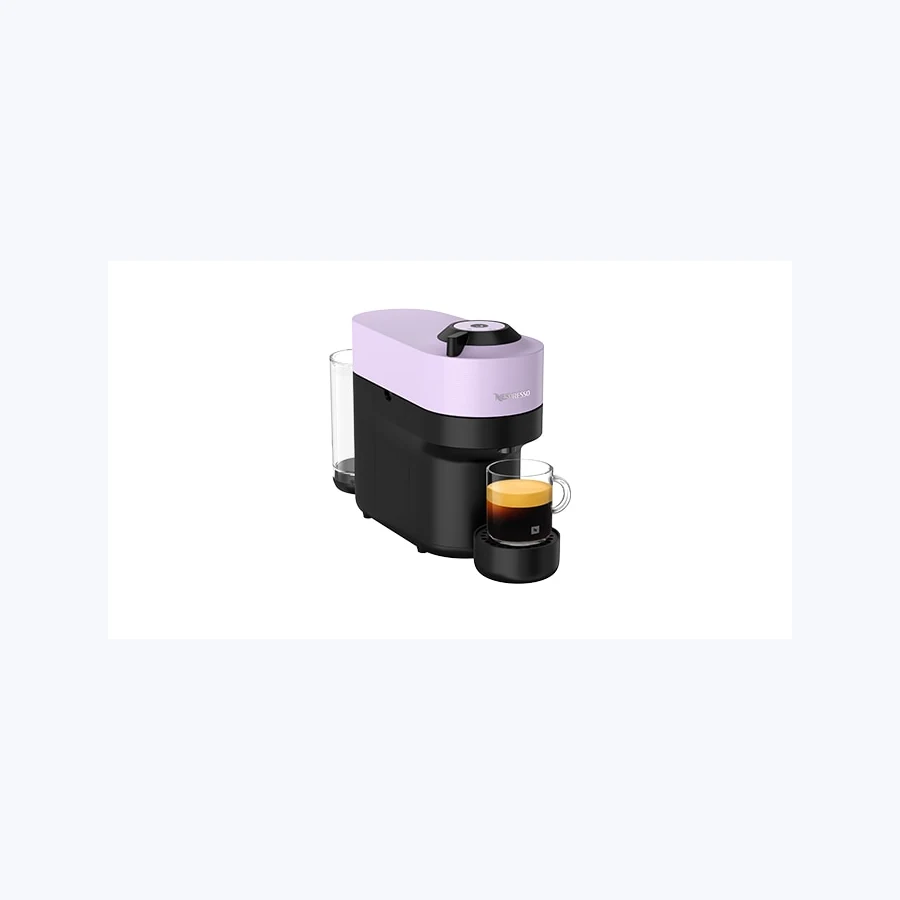 Nespresso Vertuo Pop lilás em fundo claro